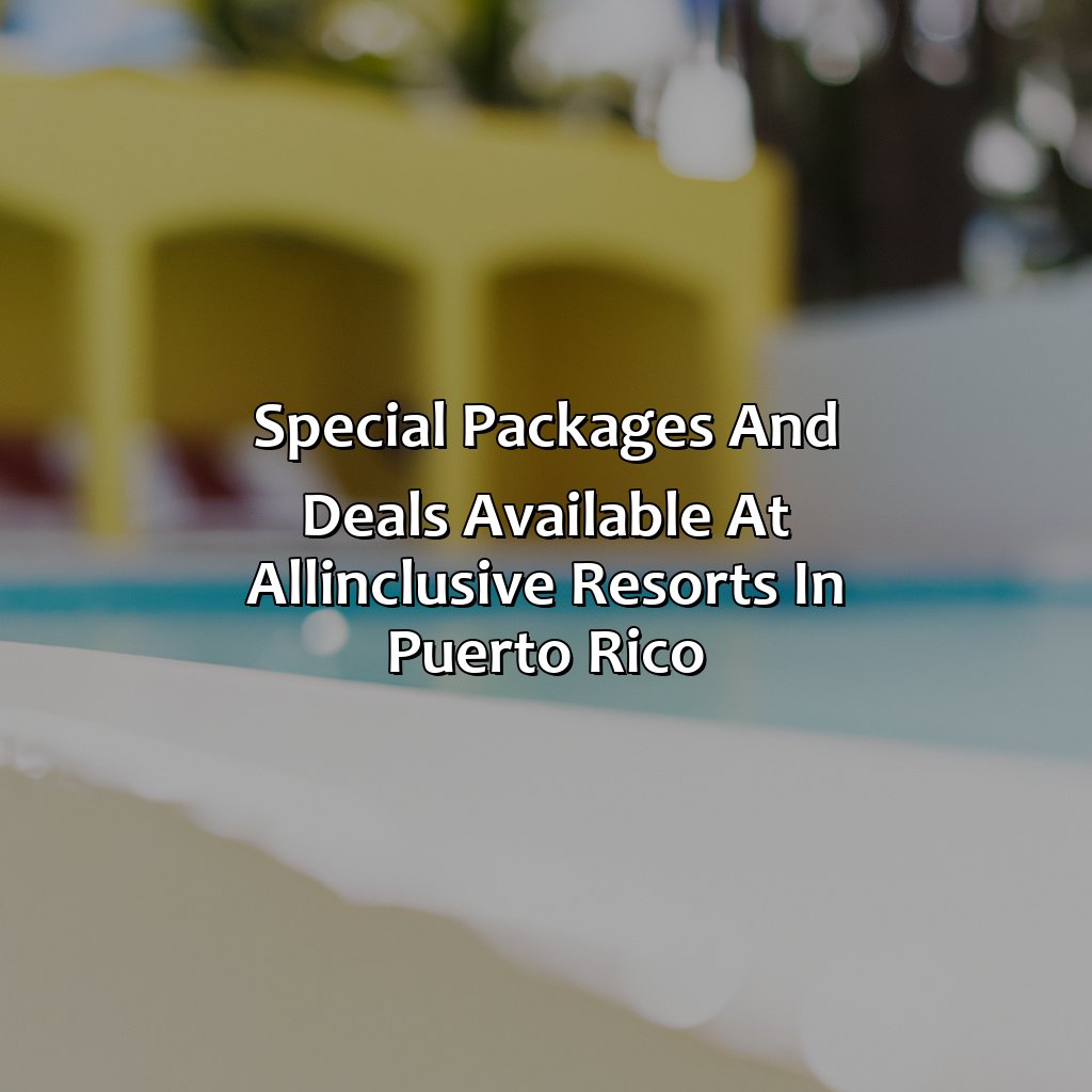 Special Packages and Deals Available at All-Inclusive Resorts in Puerto Rico.-all-inclusive resorts with swim-up rooms adults-only puerto rico, 