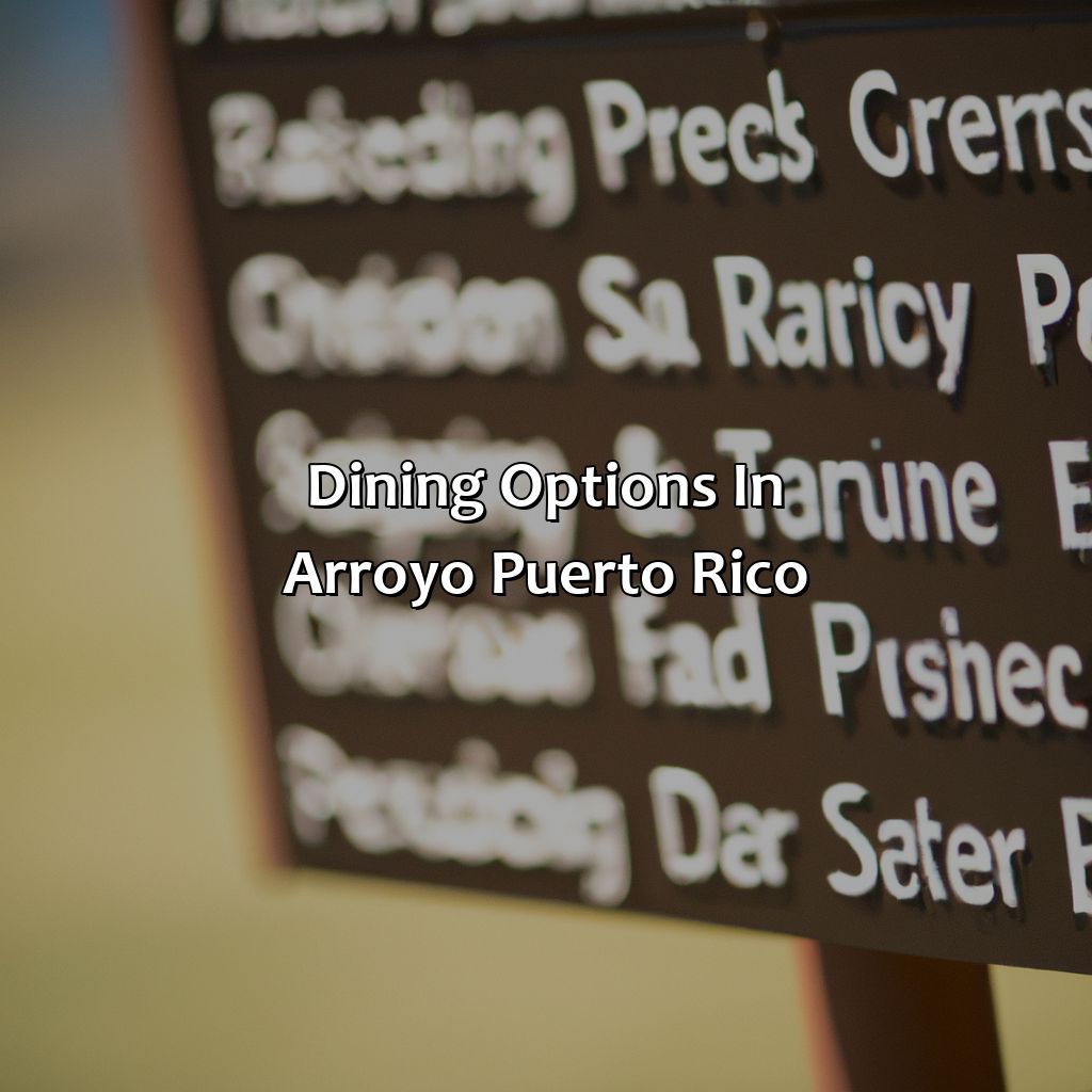 Dining options in Arroyo, Puerto Rico-arroyo puerto rico hotels, 