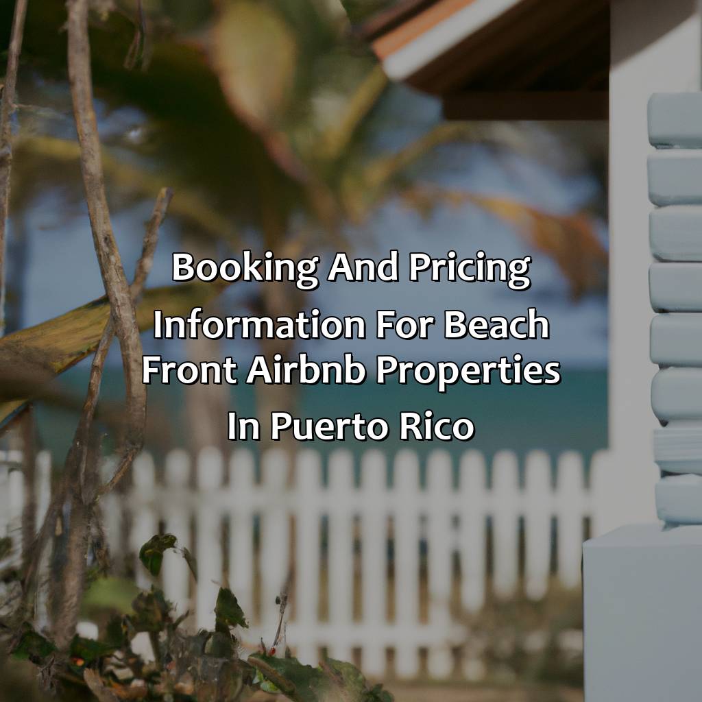 Booking and Pricing Information for Beach Front Airbnb Properties in Puerto Rico-beach front airbnb puerto rico, 