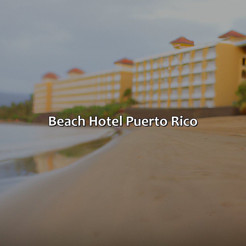 Beach Hotel Puerto Rico