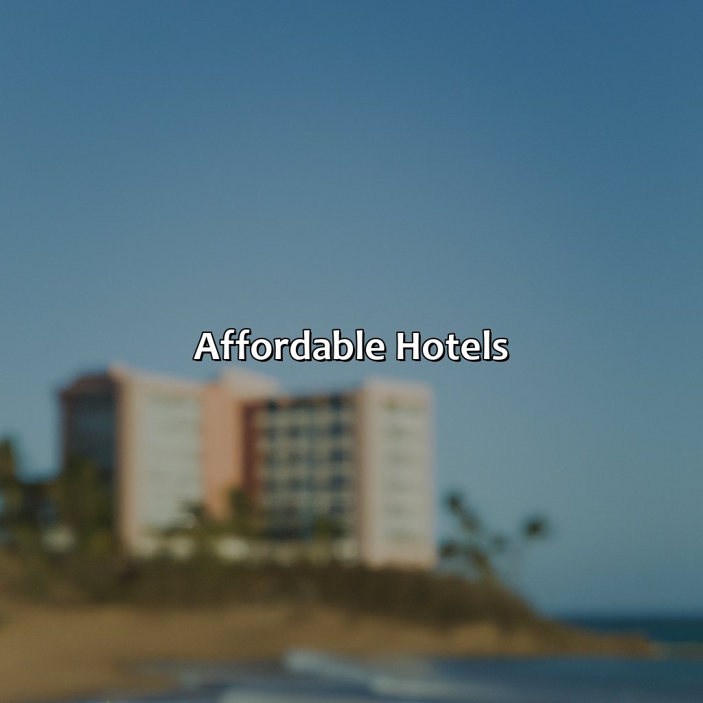 Affordable Hotels-beachfront hotels puerto rico, 
