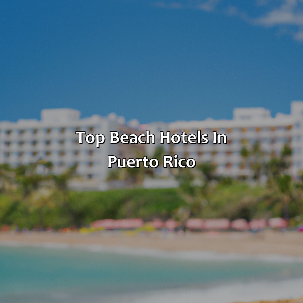 Top Beach Hotels in Puerto Rico-best hotels on the beach in puerto rico, 