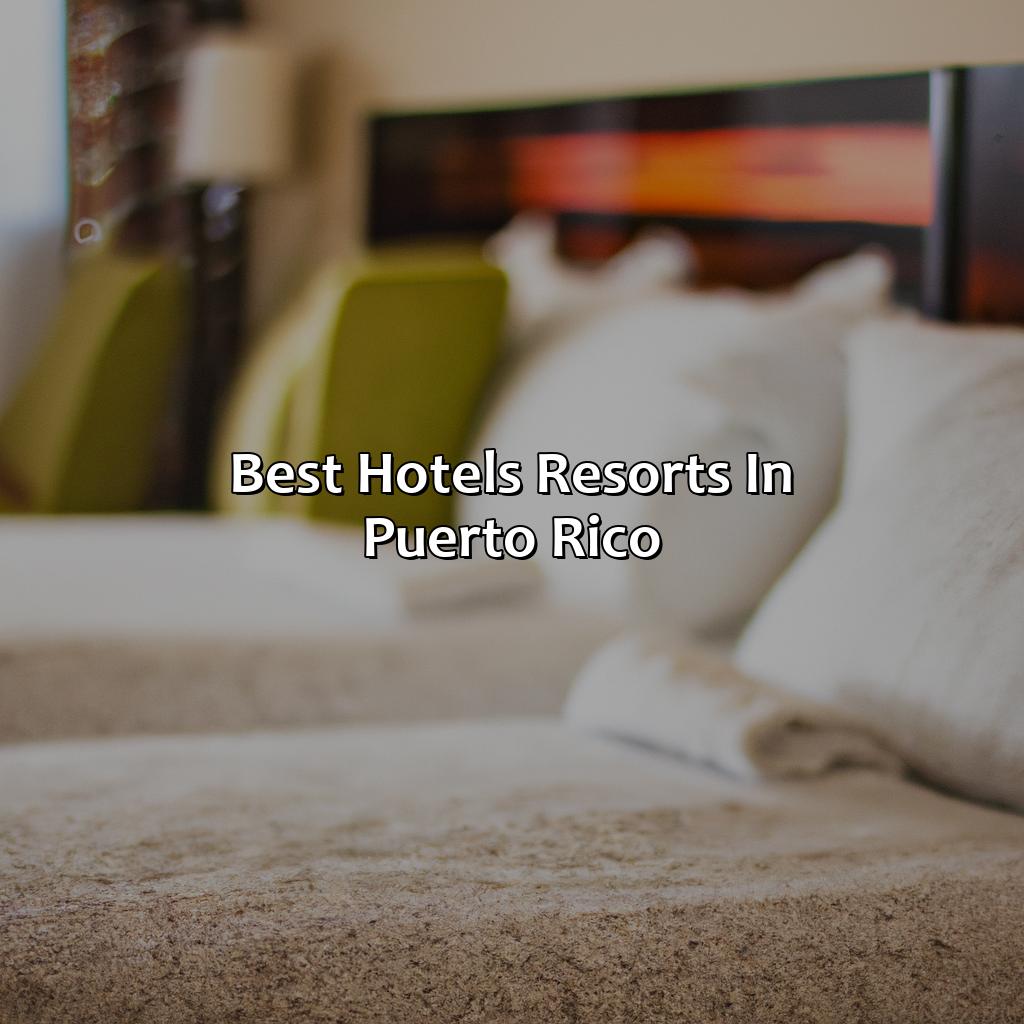 Best Hotels Resorts In Puerto Rico