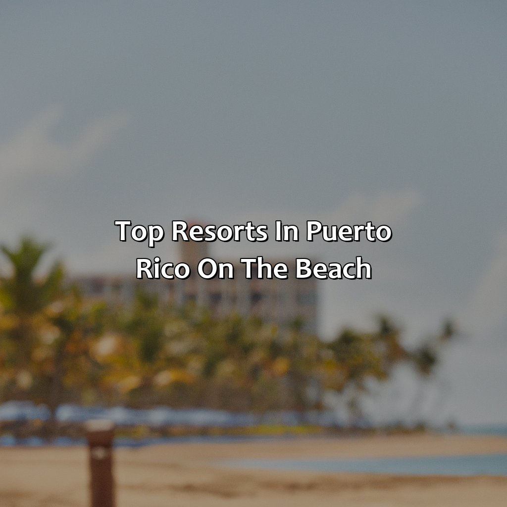 Top Resorts in Puerto Rico on the Beach-best resorts in puerto rico on the beach, 
