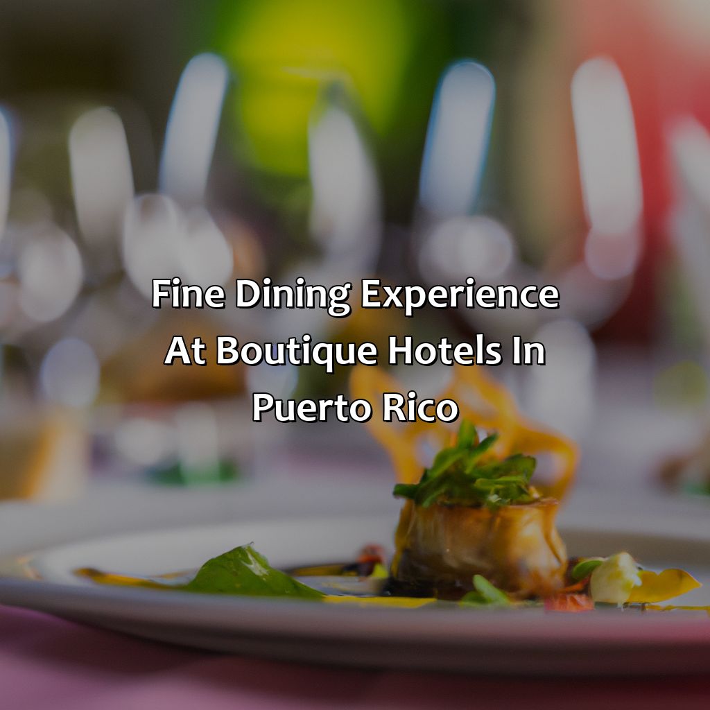 Fine Dining Experience at Boutique Hotels in Puerto Rico-boutique hotel puerto rico, 