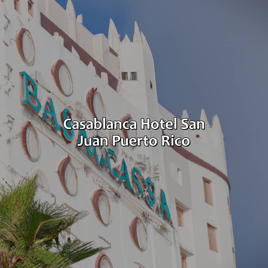 Casablanca Hotel San Juan Puerto Rico