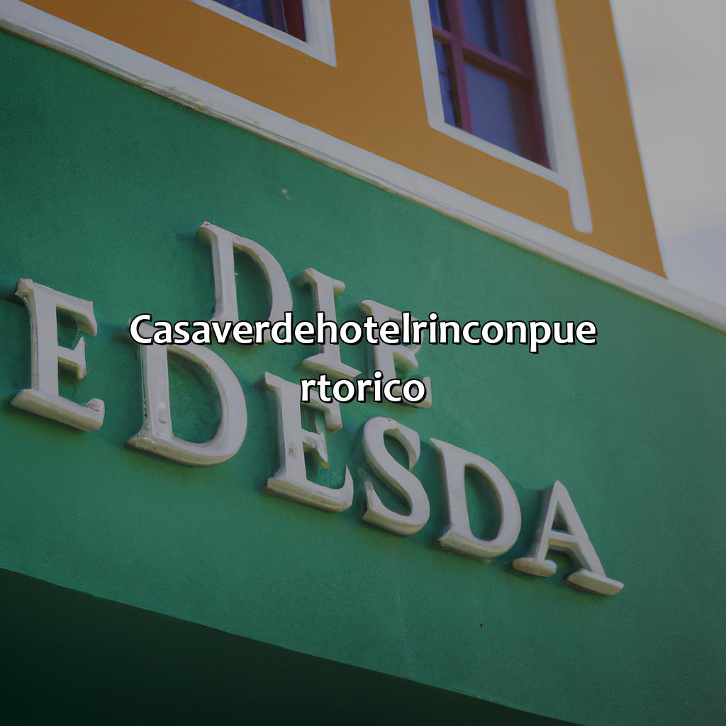 Casa Verde Hotel Rincon Puerto Rico