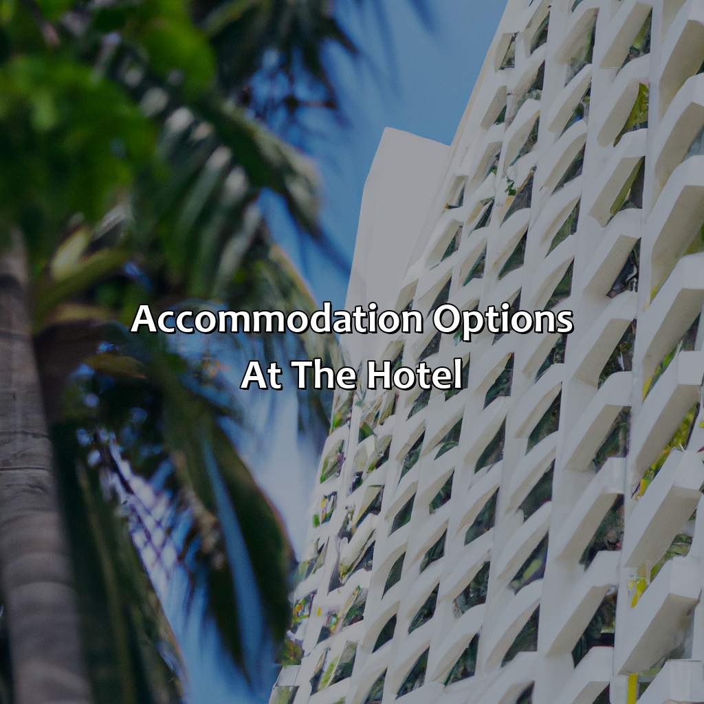 Accommodation options at the hotel-condado vanderbilt hotel san juan puerto rico, 