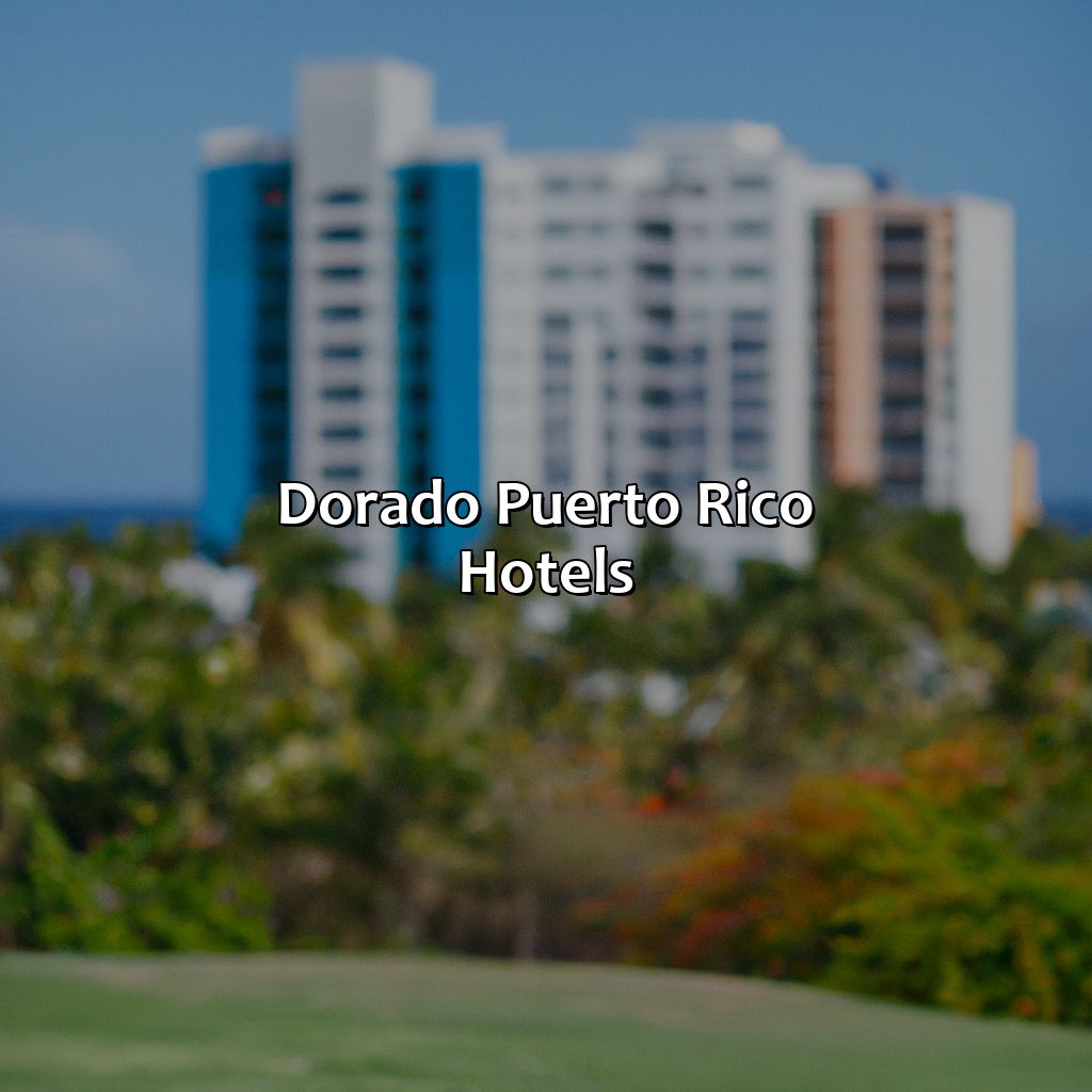 Dorado Puerto Rico Hotels