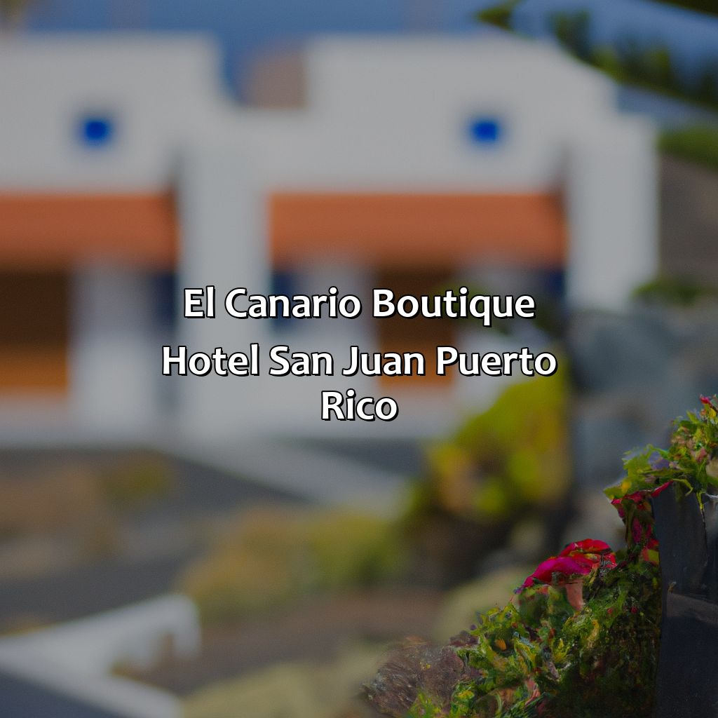 El Canario Boutique Hotel San Juan Puerto Rico