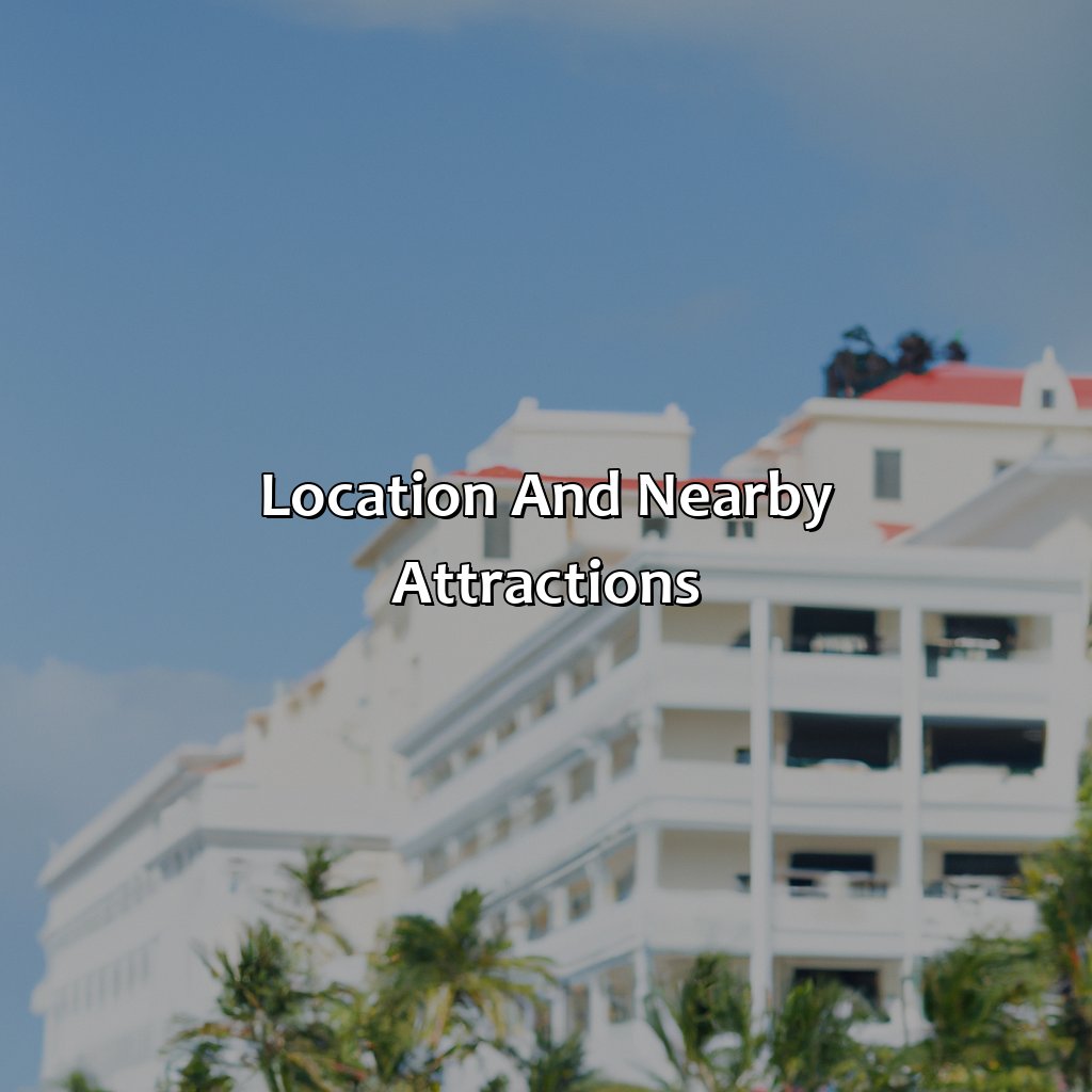 Location and Nearby Attractions-el san juan hotel puerto rico, 