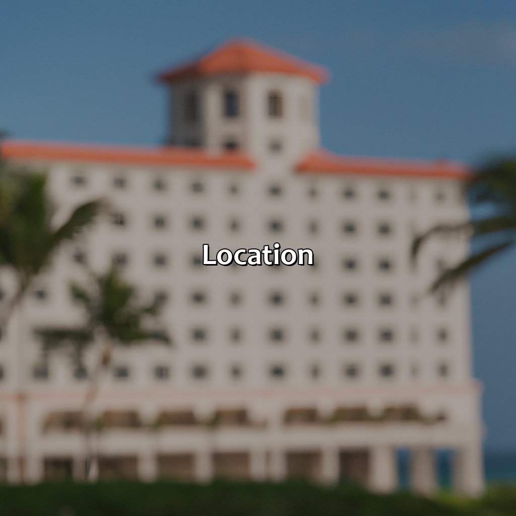Location-fairmont hotel in puerto rico, 