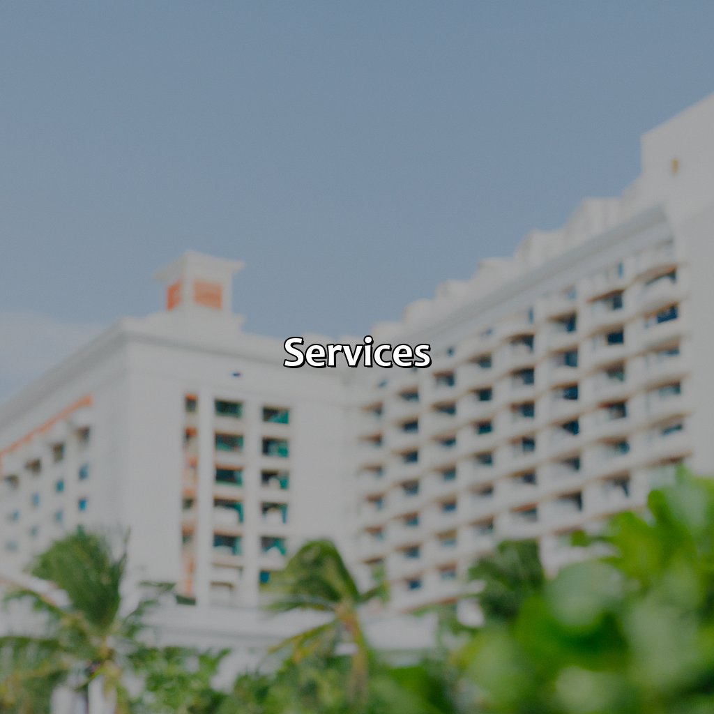 Services-fairmont hotel in puerto rico, 