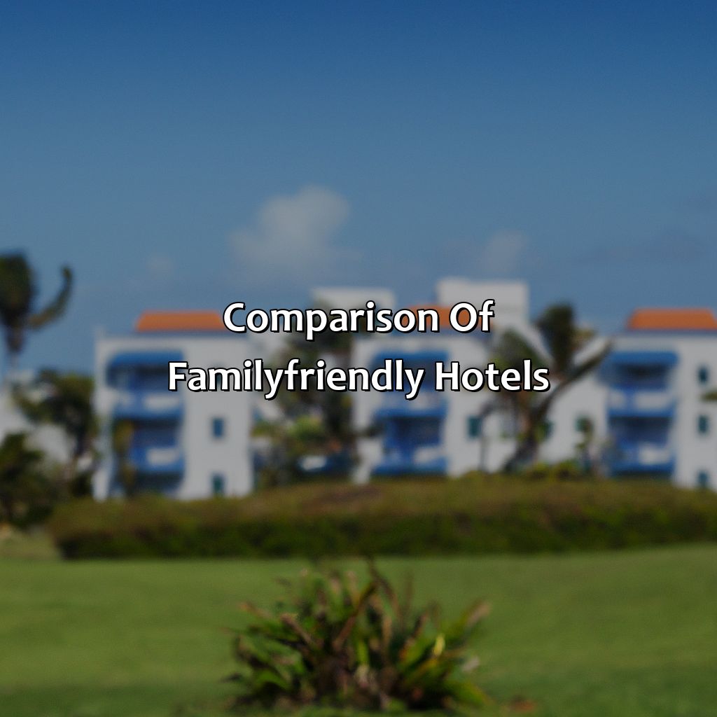 Comparison of family-friendly hotels-family friendly hotels in puerto rico, 