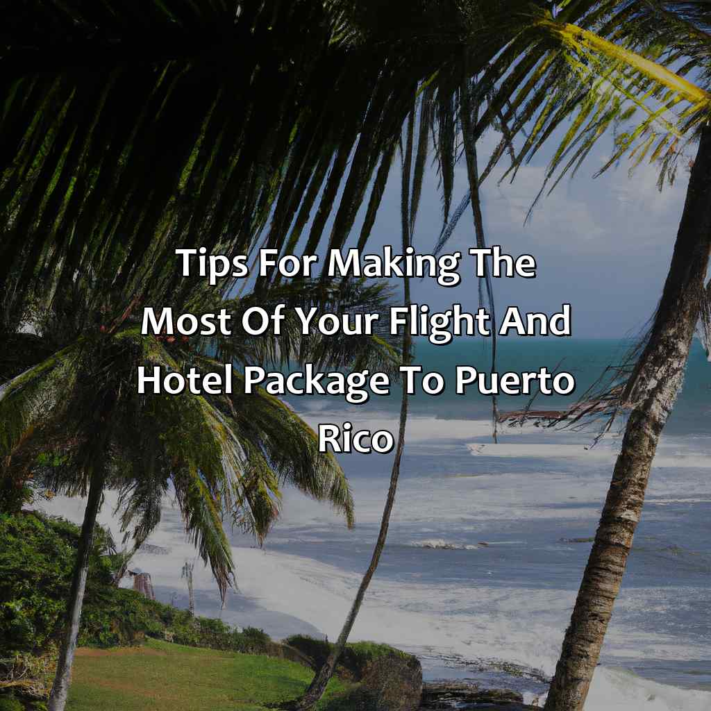 Tips for Making the Most of Your Flight and Hotel Package to Puerto Rico-flight and hotel packages to puerto rico, 