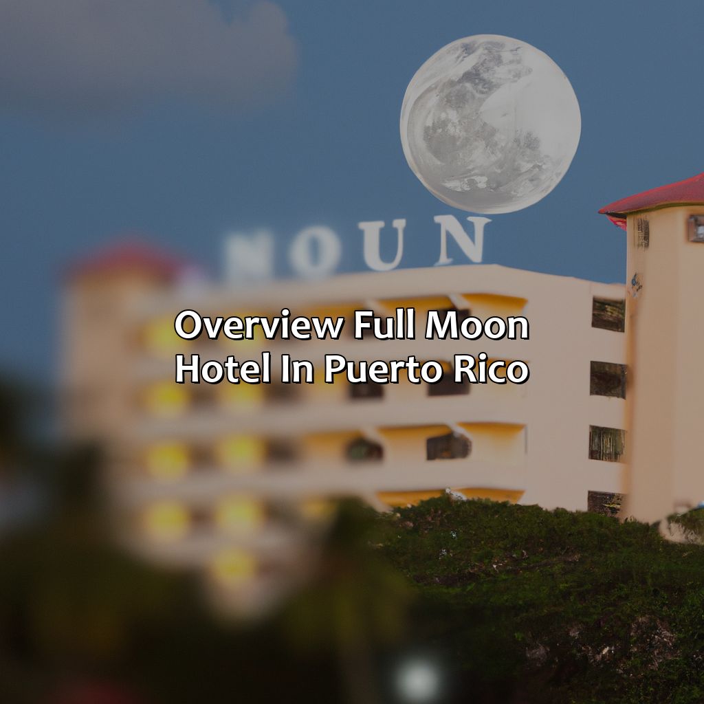 Overview: Full Moon Hotel in Puerto Rico-full moon hotel puerto rico, 