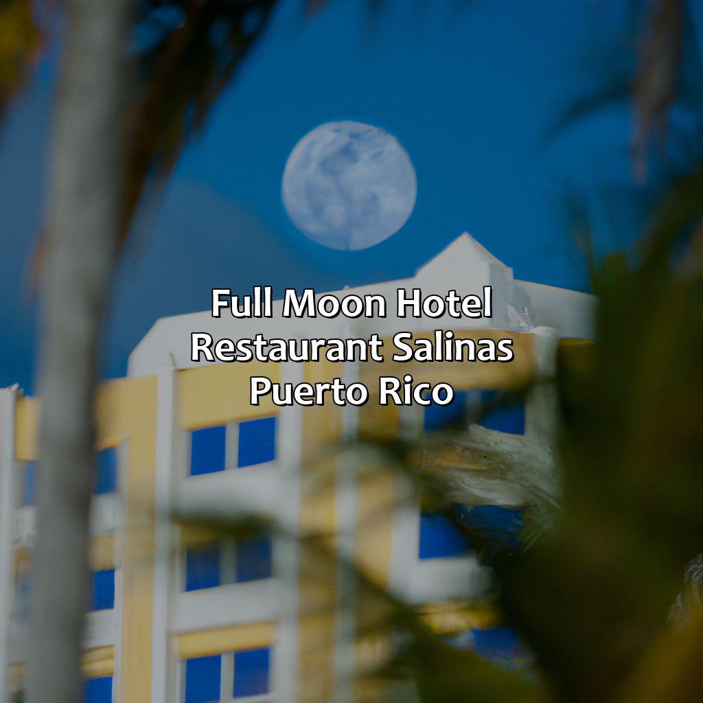 Full Moon Hotel & Restaurant Salinas Puerto Rico Krug
