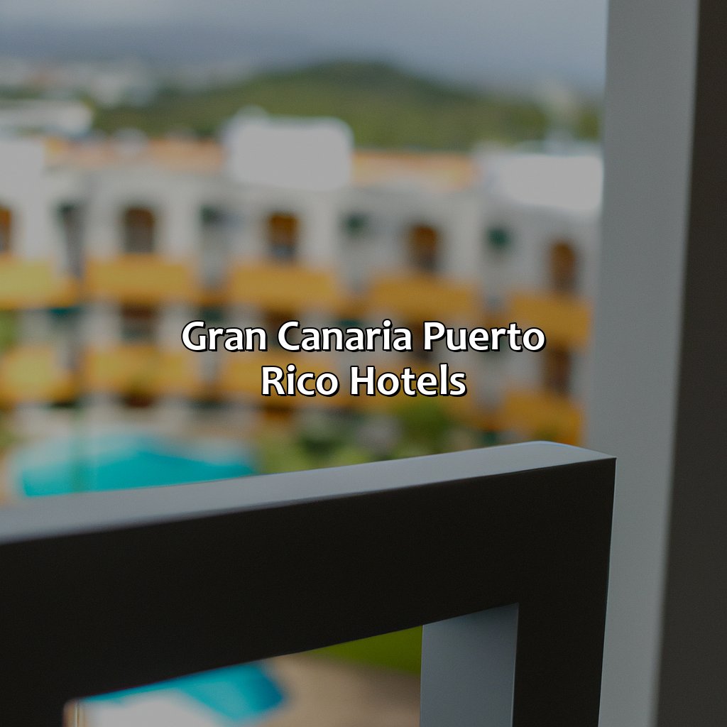 Gran Canaria Puerto Rico Hotels