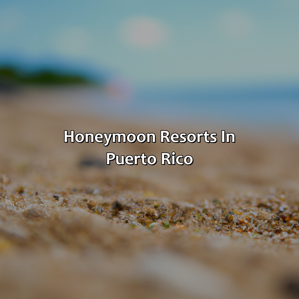 Honeymoon Resorts In Puerto Rico