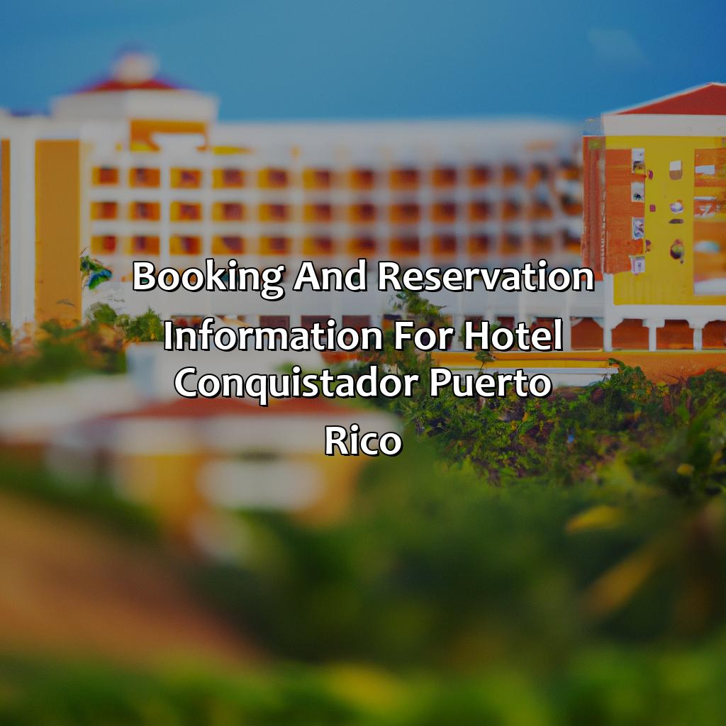 Booking and Reservation Information for Hotel Conquistador Puerto Rico-hotel conquistador puerto rico, 