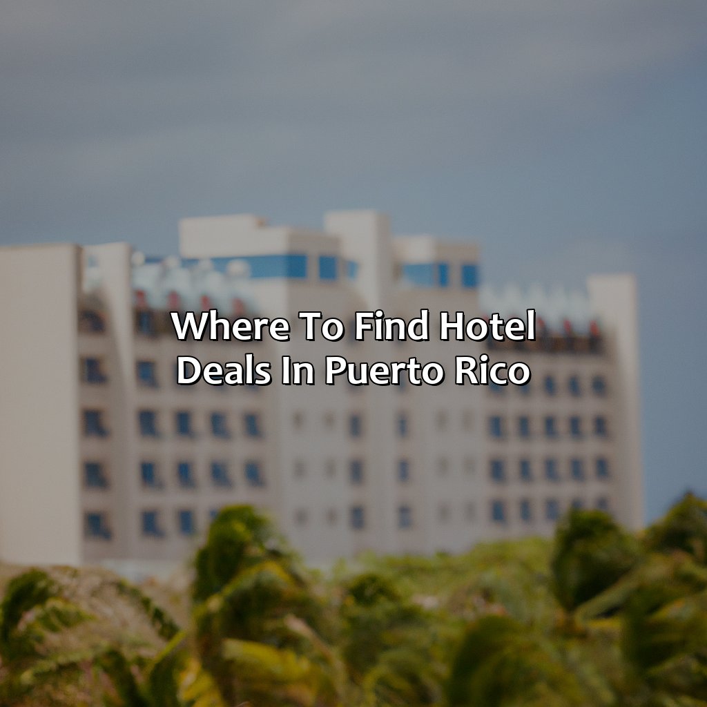 Where to find Hotel Deals in Puerto Rico-hotel deals puerto rico, 