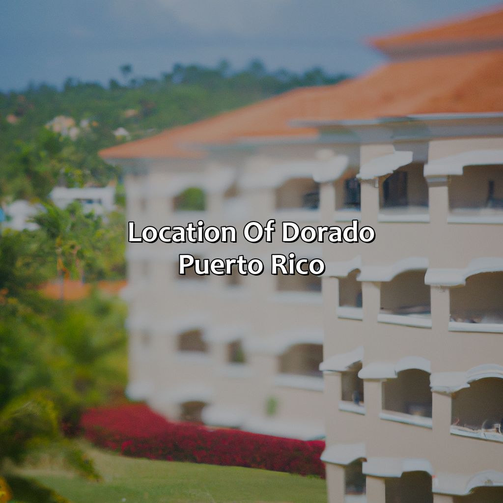 Location of Dorado Puerto Rico-hotel en dorado puerto rico, 