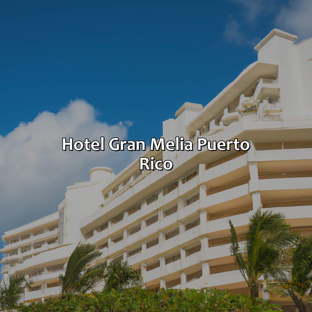 Hotel Gran Melia Puerto Rico