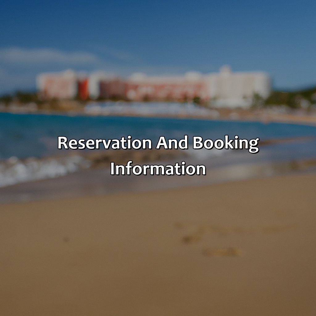 Reservation and Booking Information-hotel lucia beach puerto rico, 