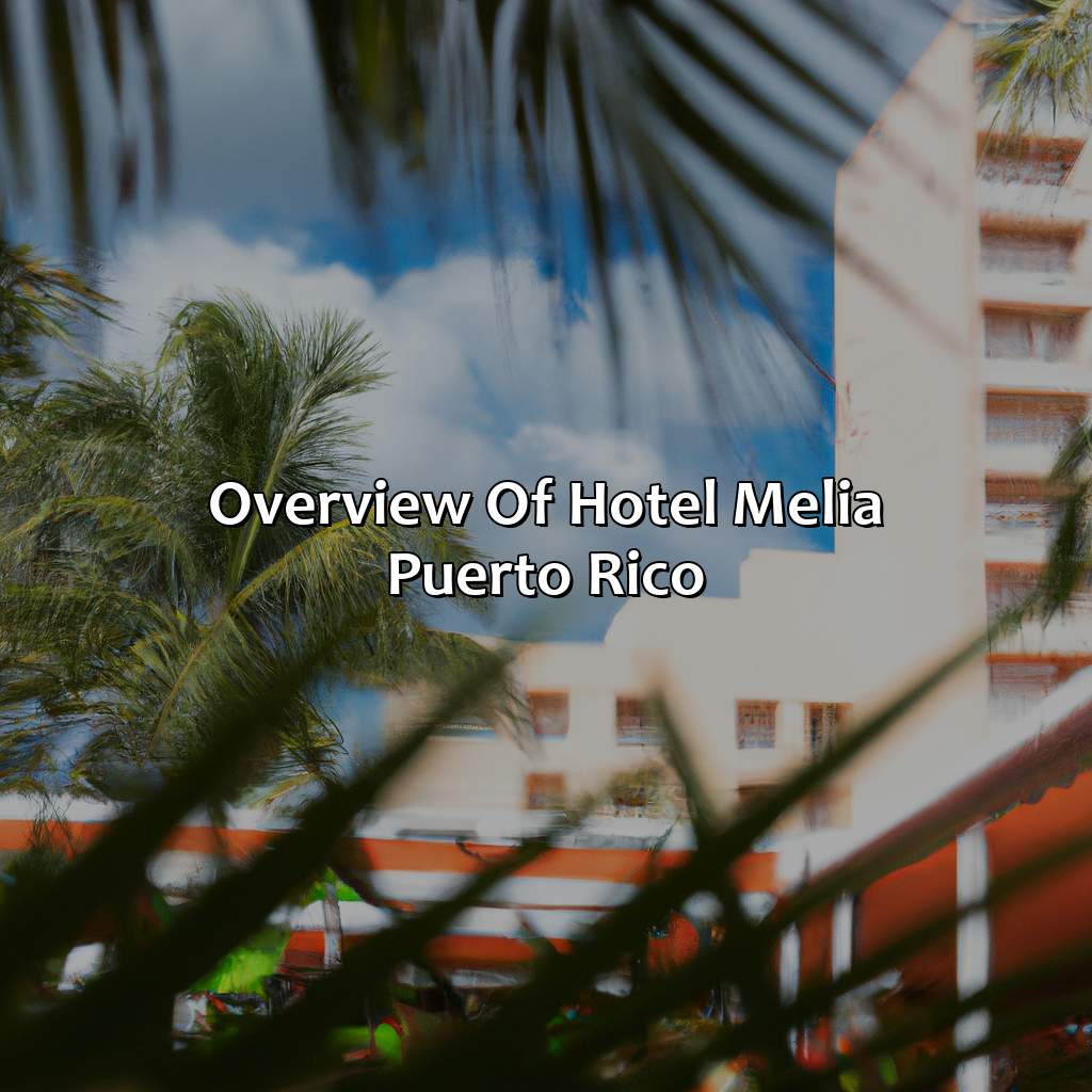 Overview of Hotel Melia Puerto Rico-hotel melia puerto rico, 