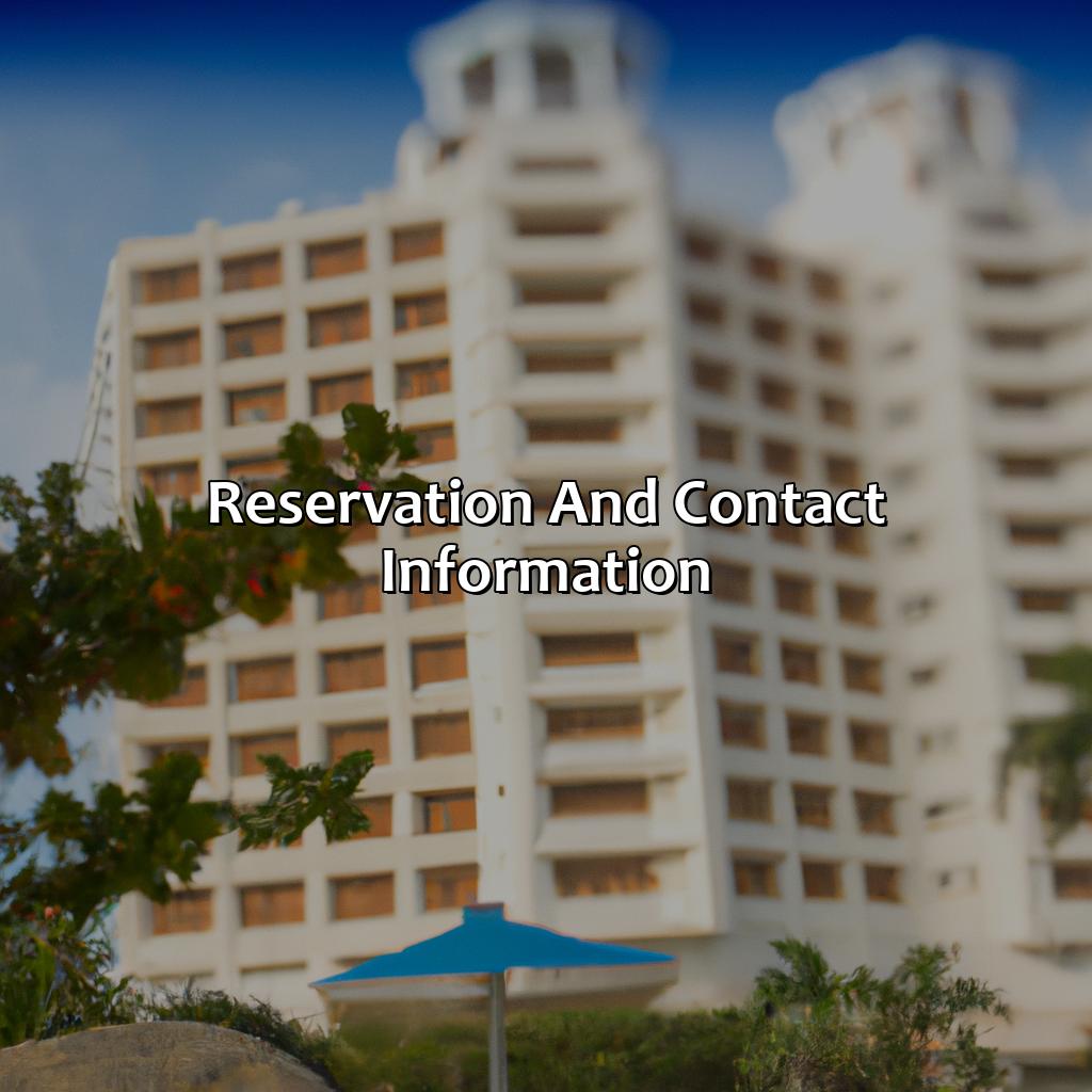 Reservation and Contact Information-hotel regency puerto rico, 