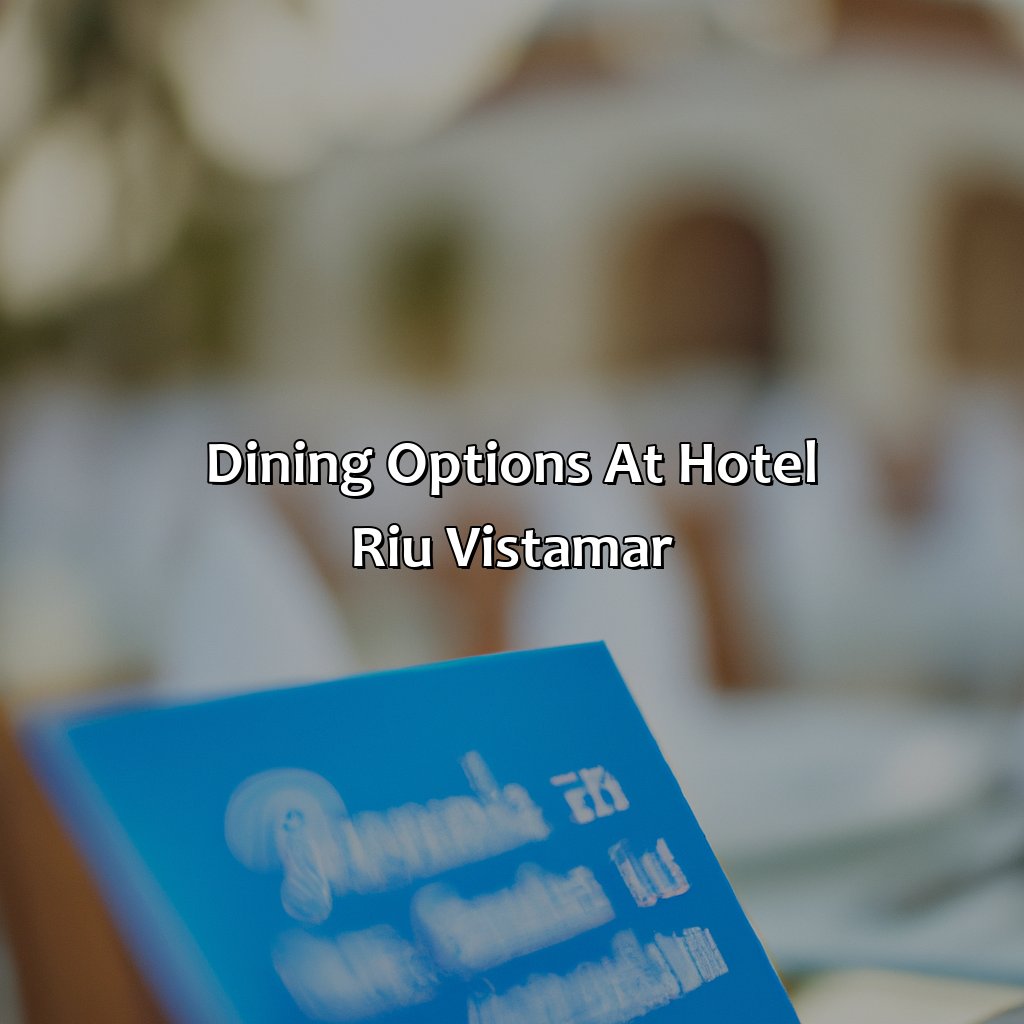 Dining Options at Hotel Riu Vistamar-hotel riu vistamar puerto rico, 