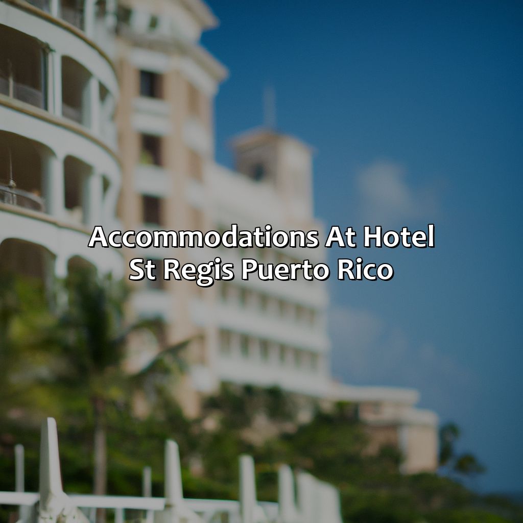 Accommodations at Hotel St Regis Puerto Rico-hotel st regis puerto rico, 