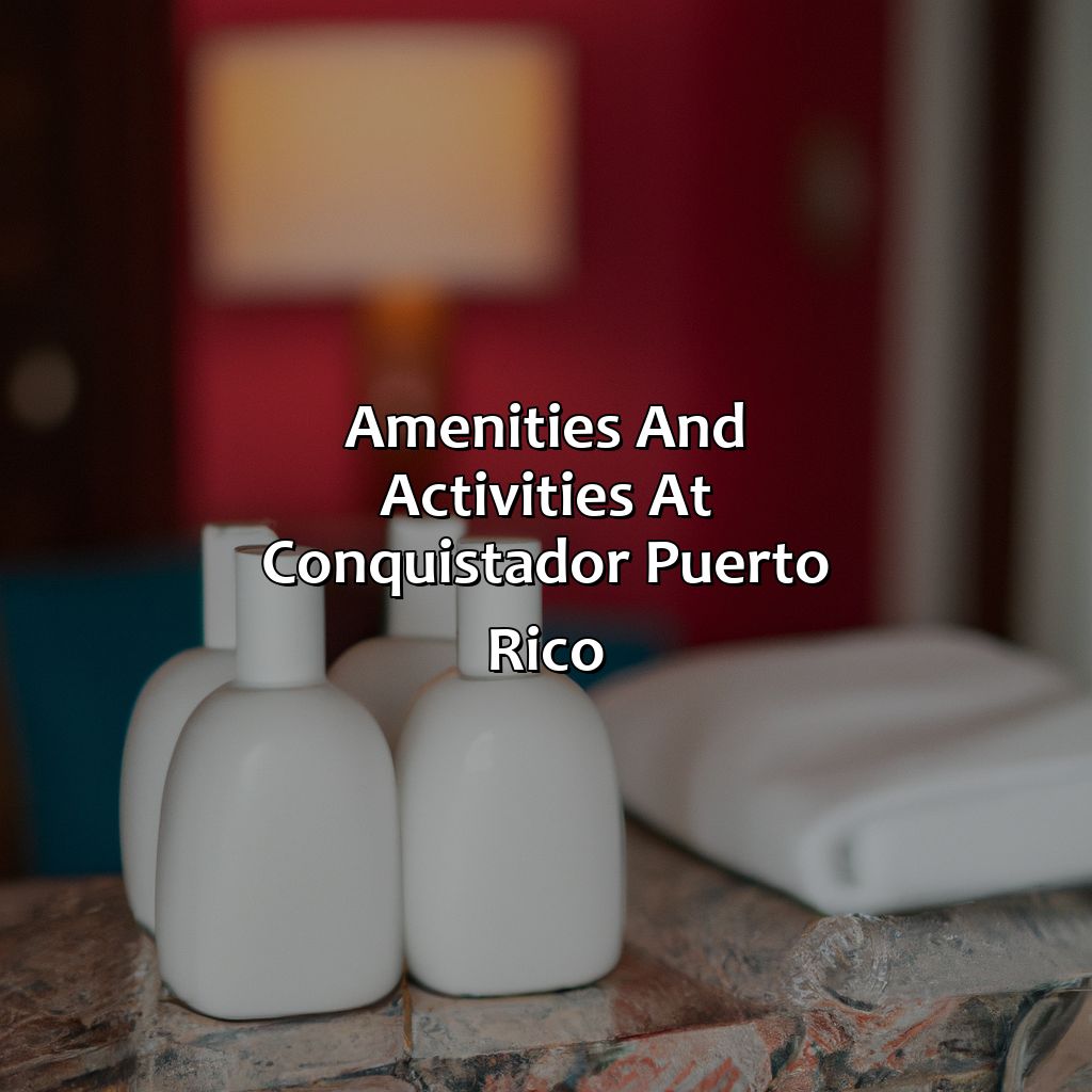 Amenities and activities at Conquistador Puerto Rico-hotels conquistador puerto rico, 