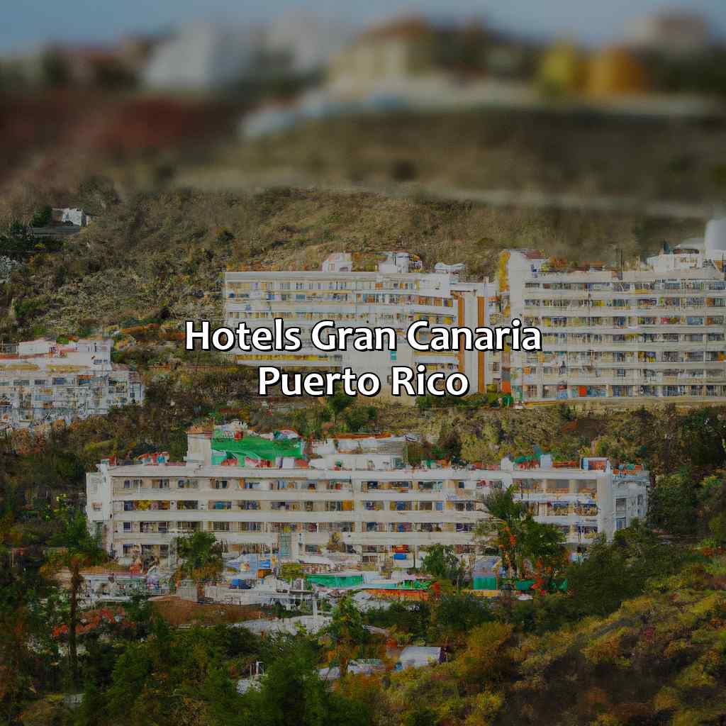 Hotels Gran Canaria Puerto Rico