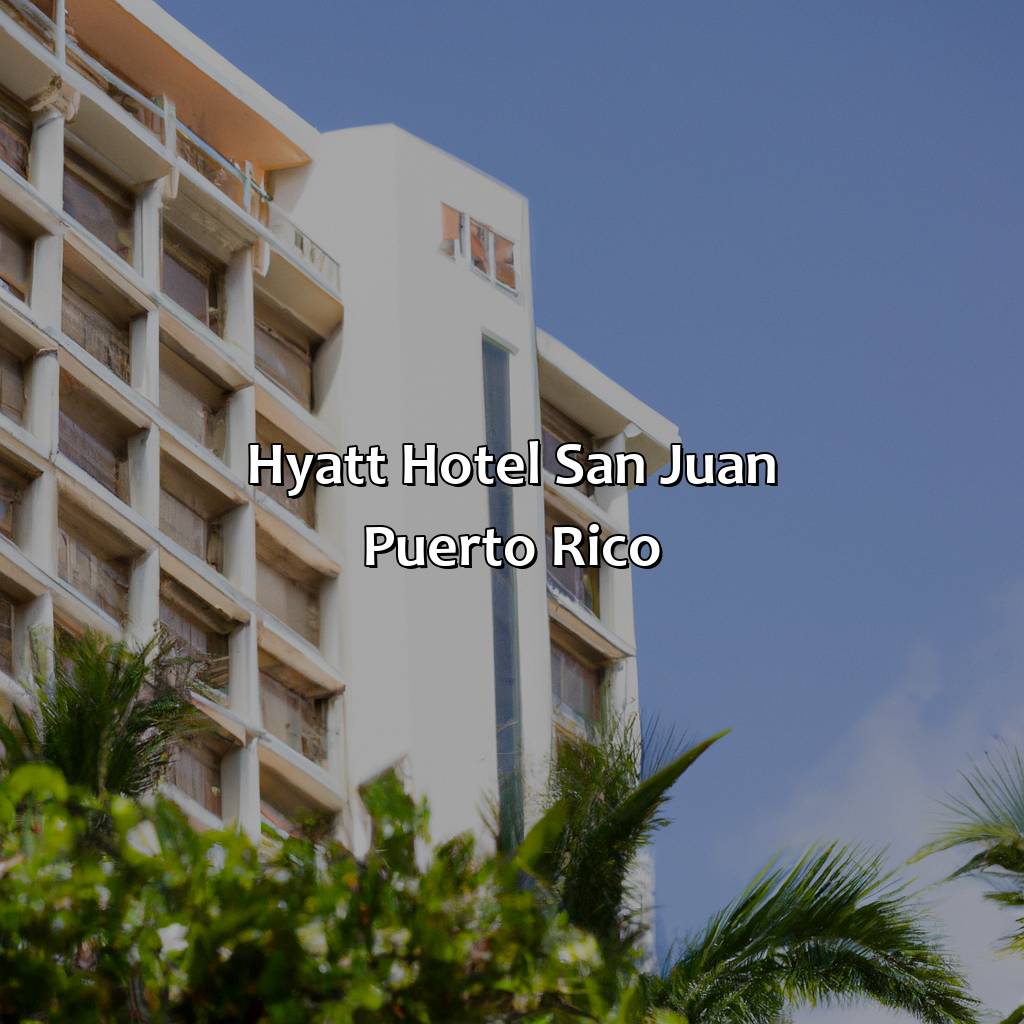 Hyatt Hotel San Juan Puerto Rico