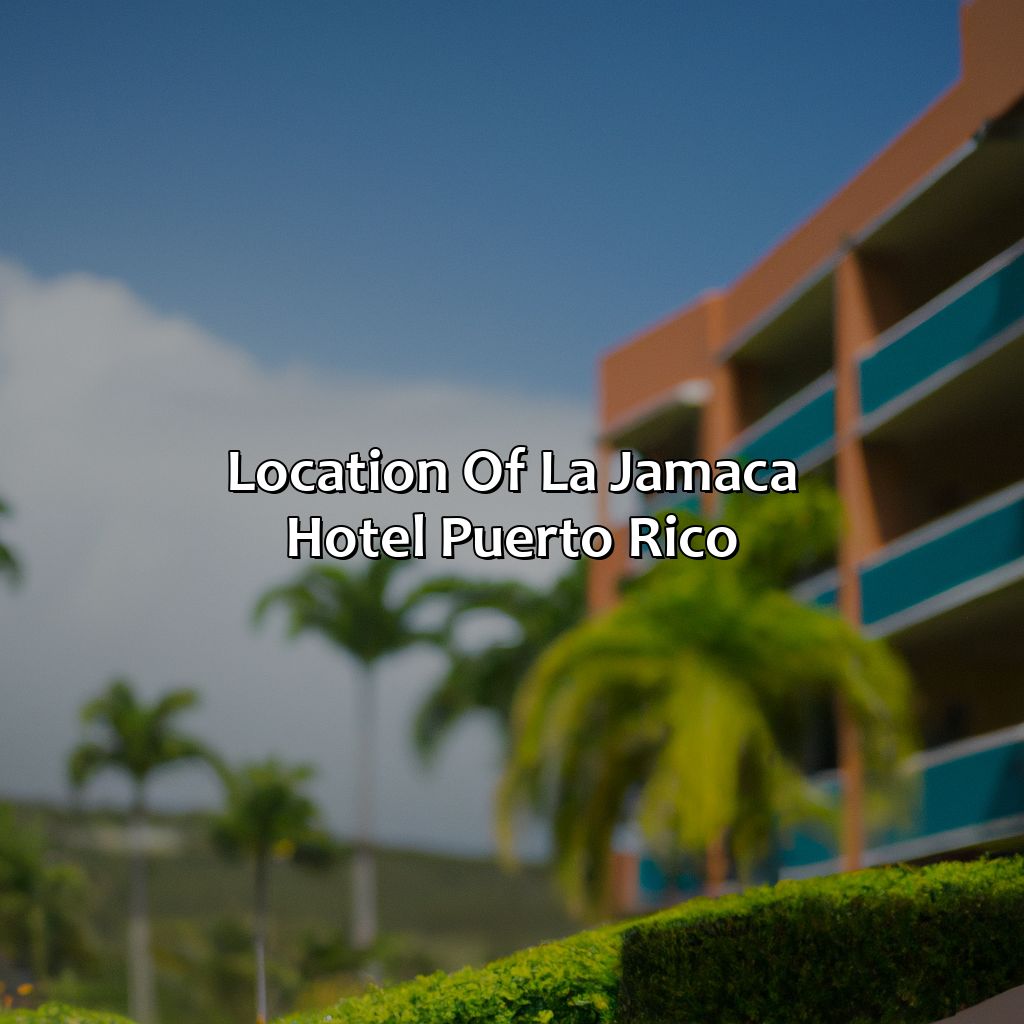 Location of La Jamaca Hotel Puerto Rico-la jamaca hotel puerto rico, 