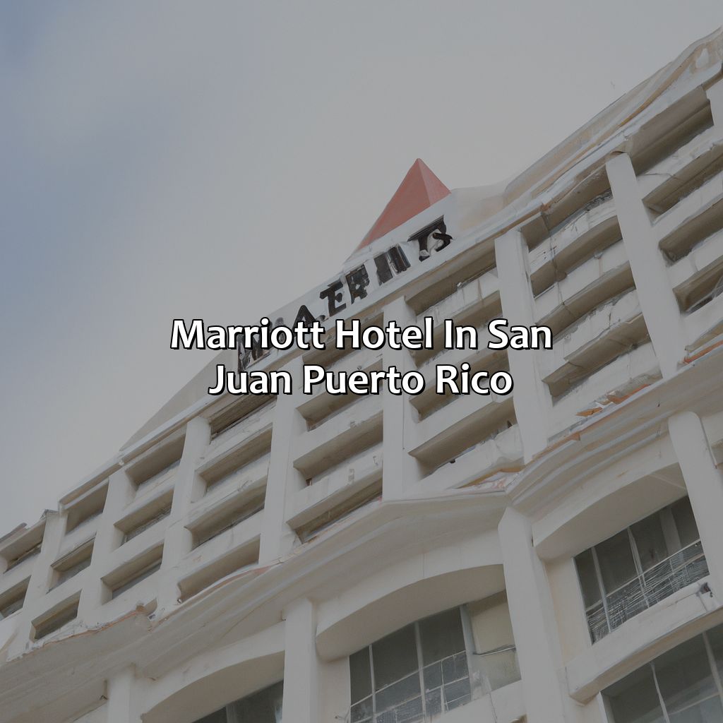 Marriott Hotel In San Juan Puerto Rico