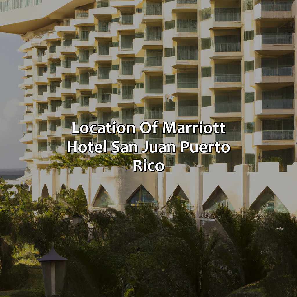 Location of Marriott Hotel San Juan Puerto Rico-marriott hotel san juan puerto rico, 