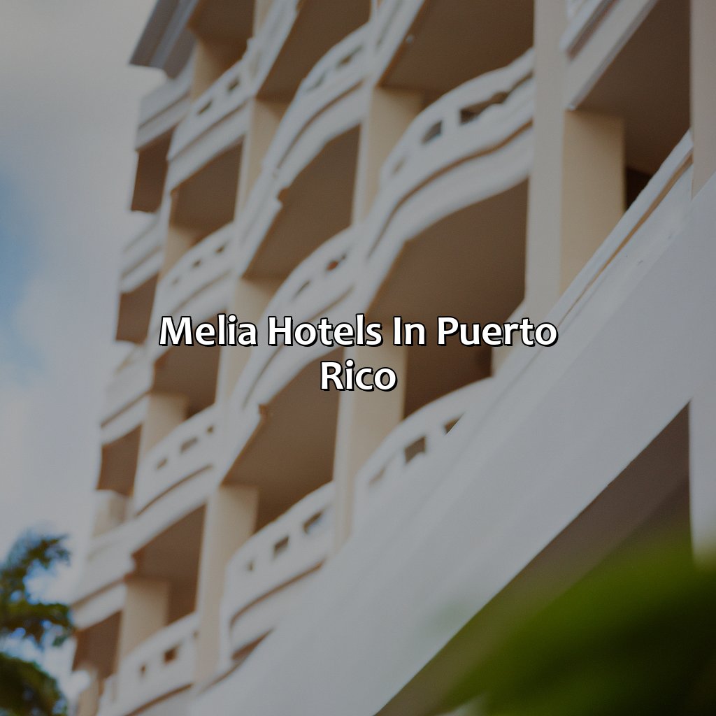 Melia Hotels In Puerto Rico