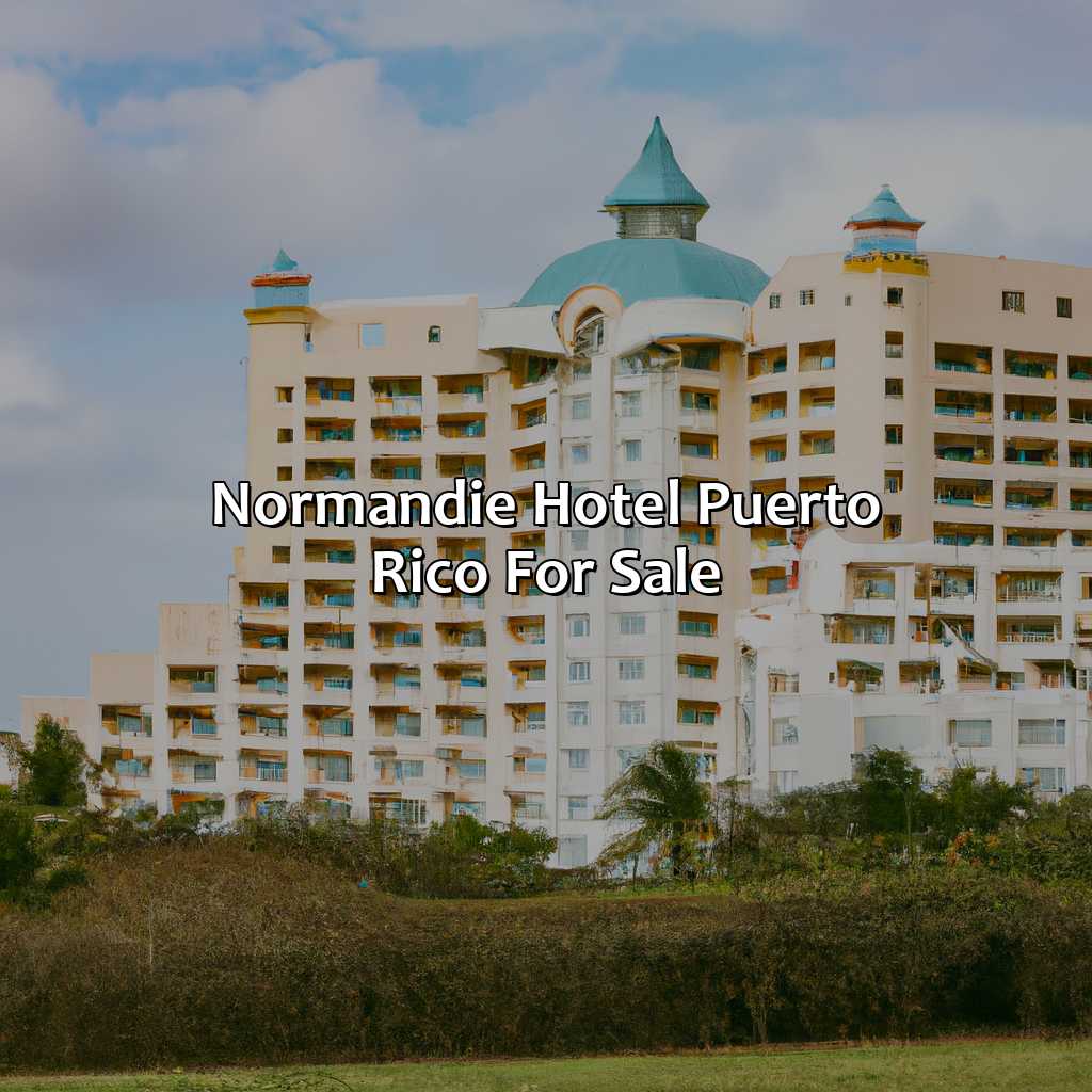 Normandie Hotel Puerto Rico For Sale