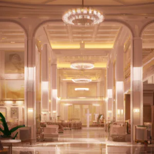 Normandie Hotel Puerto Rico interior lobby and architecture