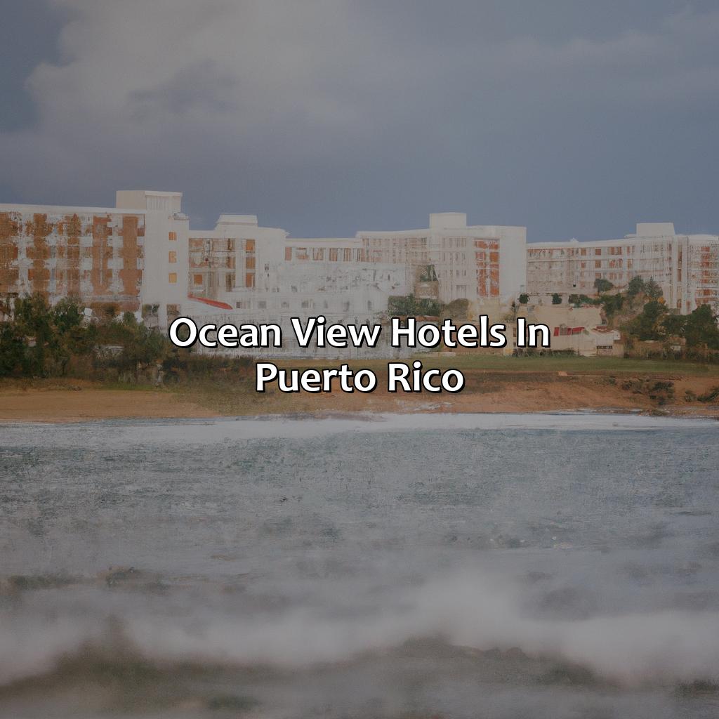 Ocean View Hotels In Puerto Rico