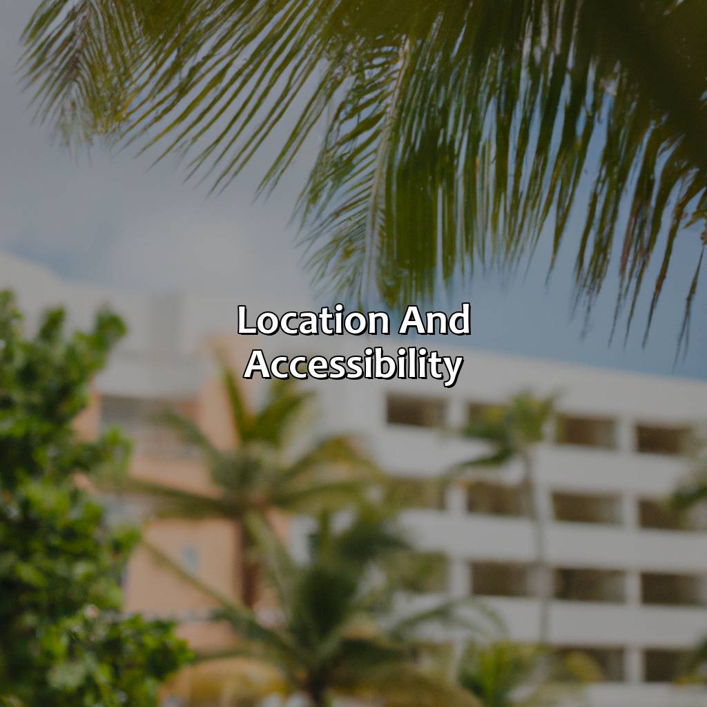 Location and accessibility-palmera mar hotel puerto rico, 