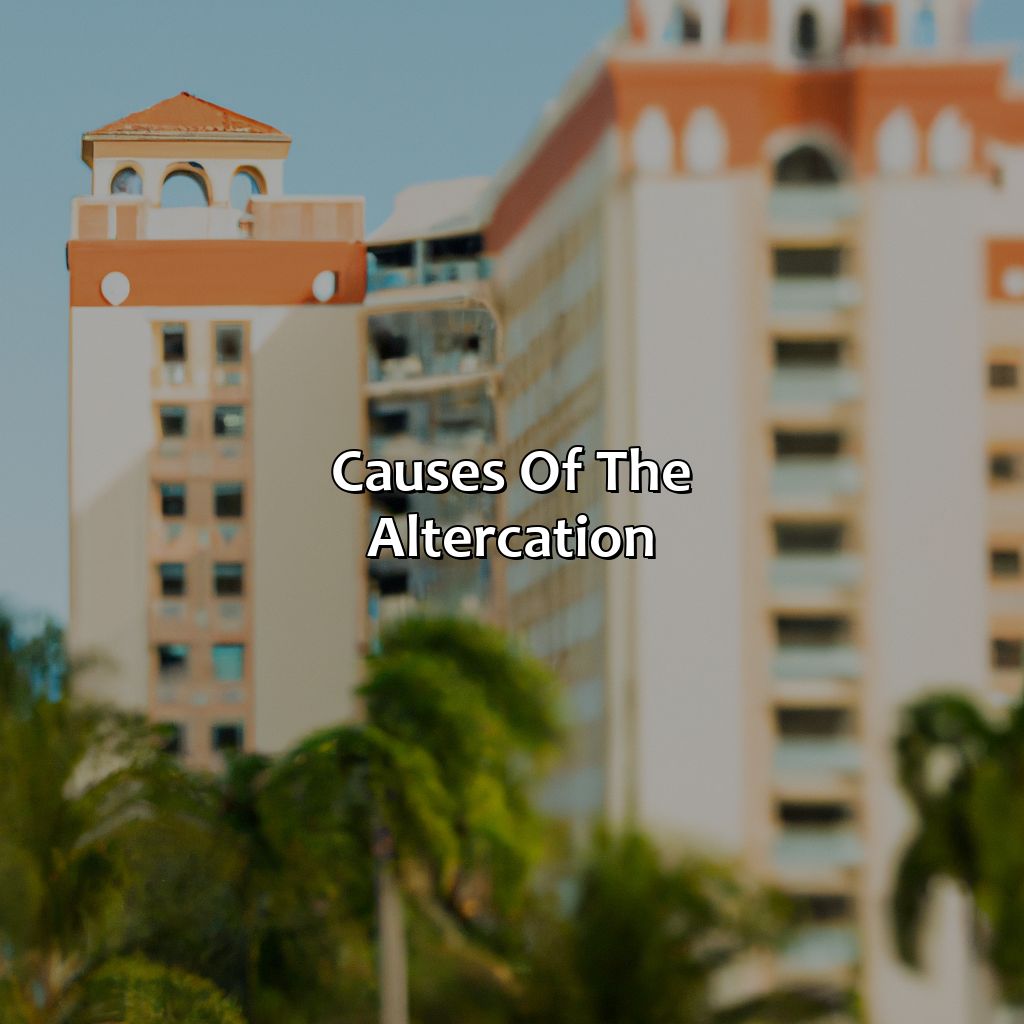 Causes of the altercation-pelea hotel sheraton puerto rico, 