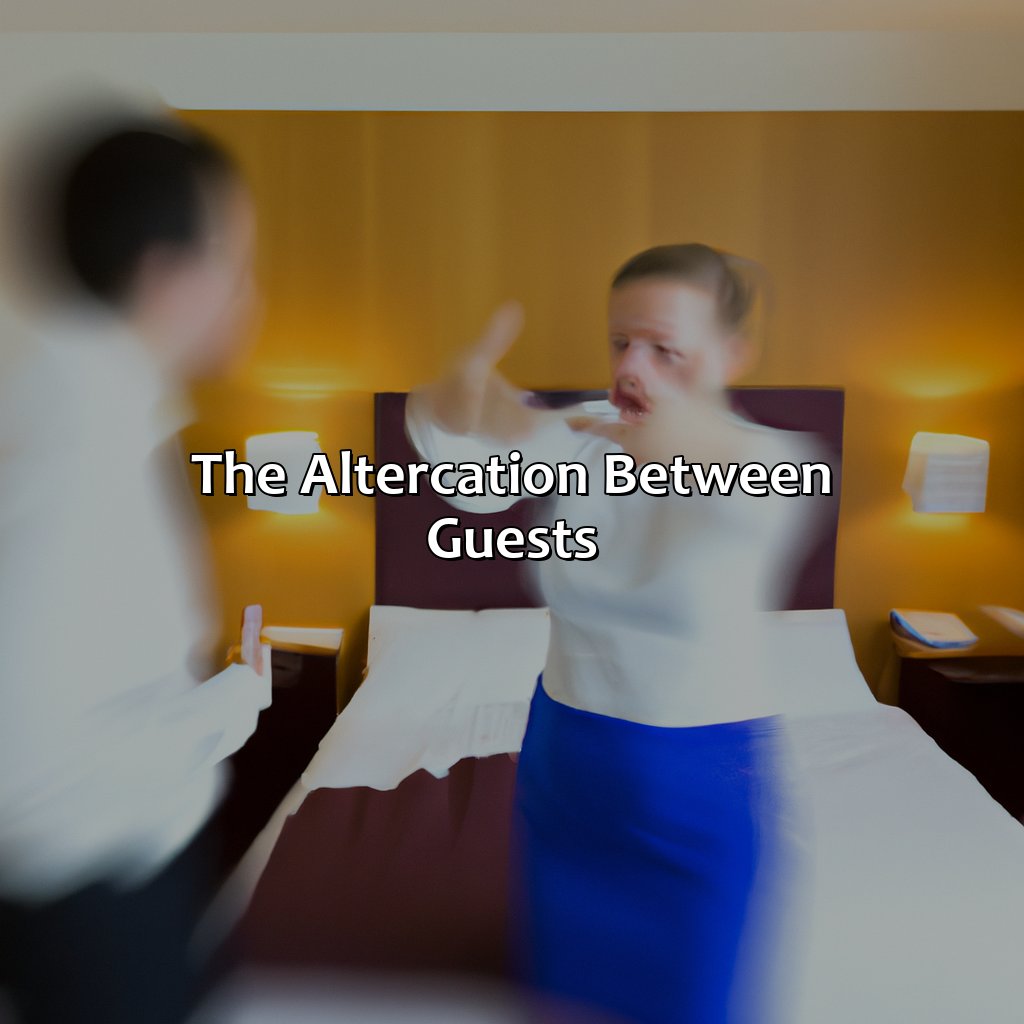 The altercation between guests-pelea hotel sheraton puerto rico, 
