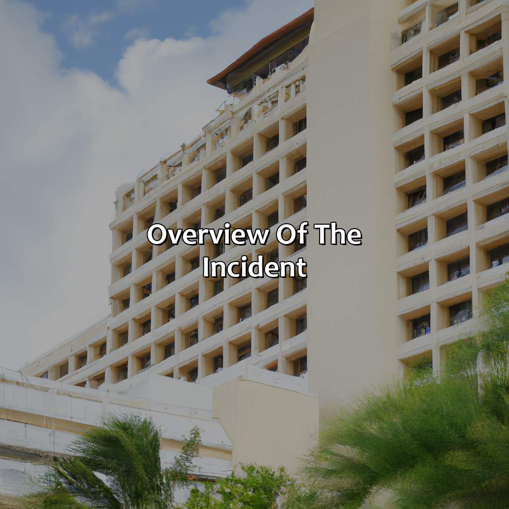 Overview of the incident-pelea hotel sheraton puerto rico, 