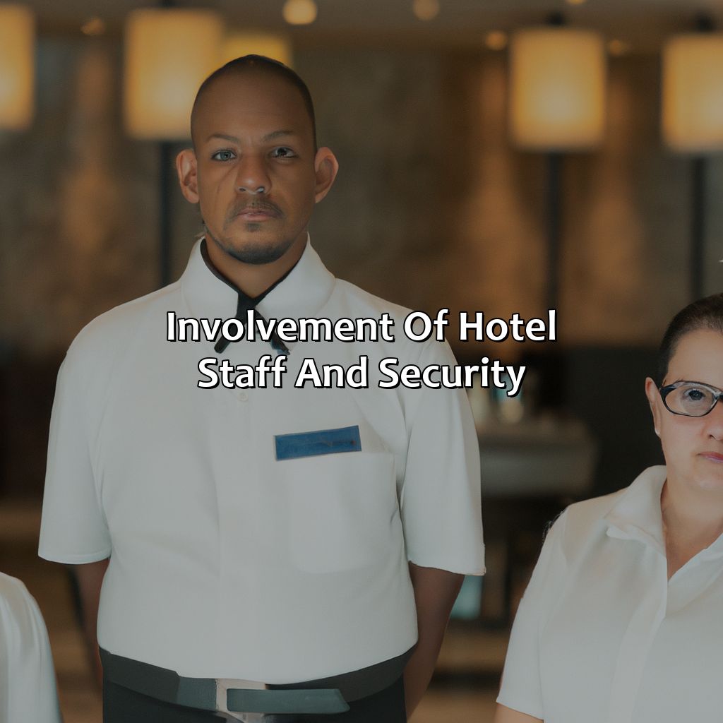 Involvement of hotel staff and security-pelea hotel sheraton puerto rico, 
