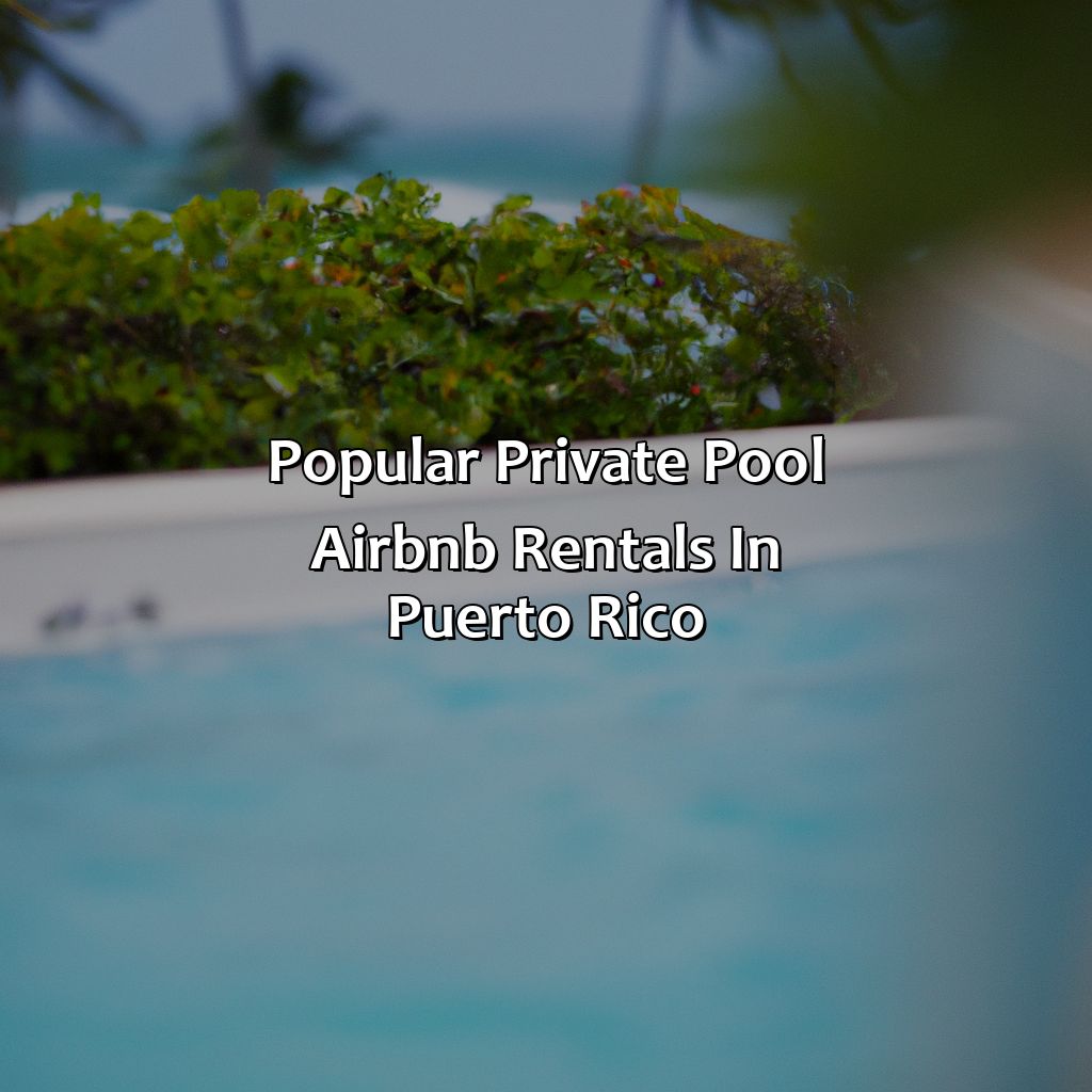 Popular private pool Airbnb rentals in Puerto Rico-private pool airbnb puerto rico, 