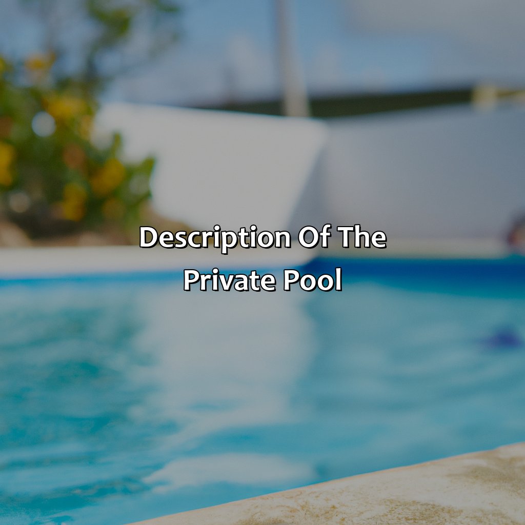 Description of the Private Pool-puerto rico airbnb with private pool, 