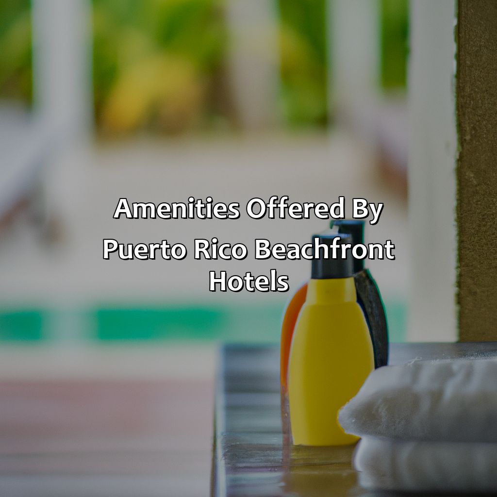 Amenities Offered by Puerto Rico Beachfront Hotels-puerto rico beachfront hotels, 